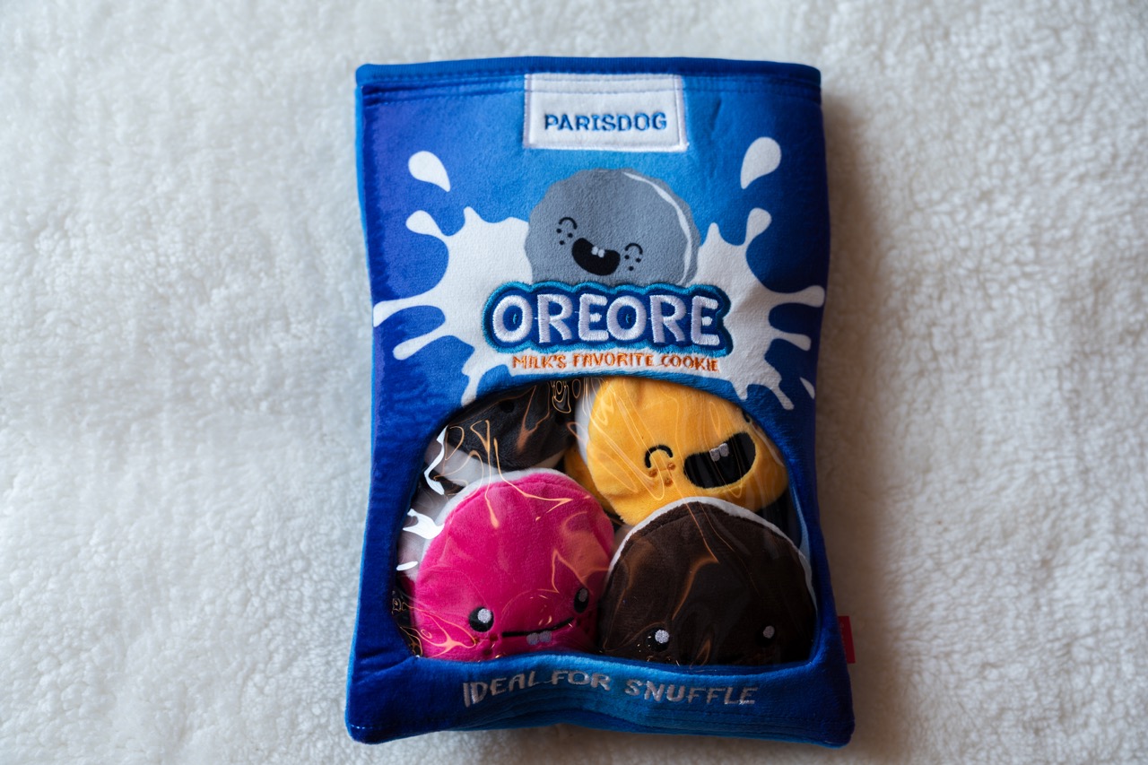 袋裝零食發聲嗅聞玩具組(奧利歐)