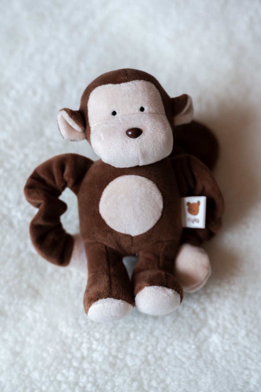 韓國 MEANING 猴子娃娃 發聲玩具