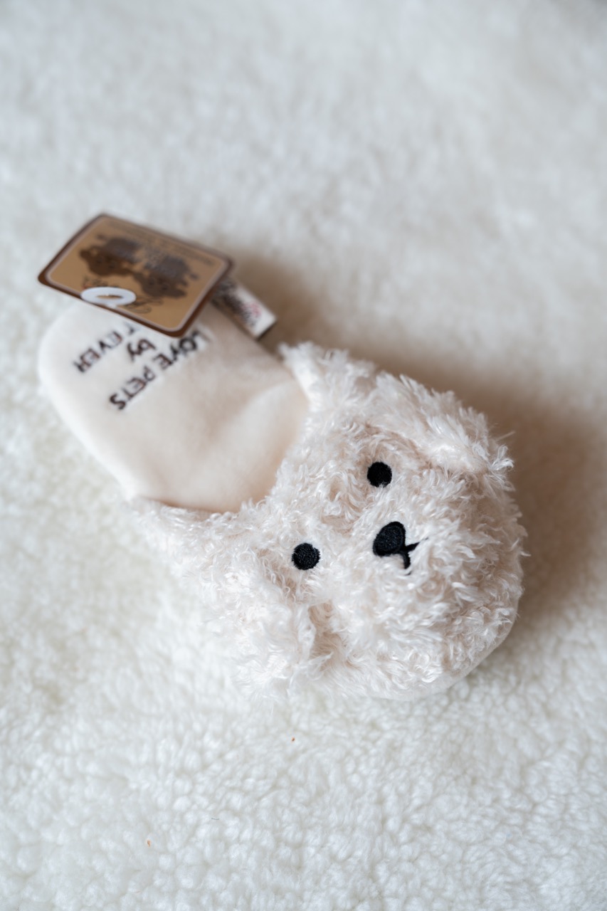 日本 Bestever 狗狗拖鞋(白貴賓)