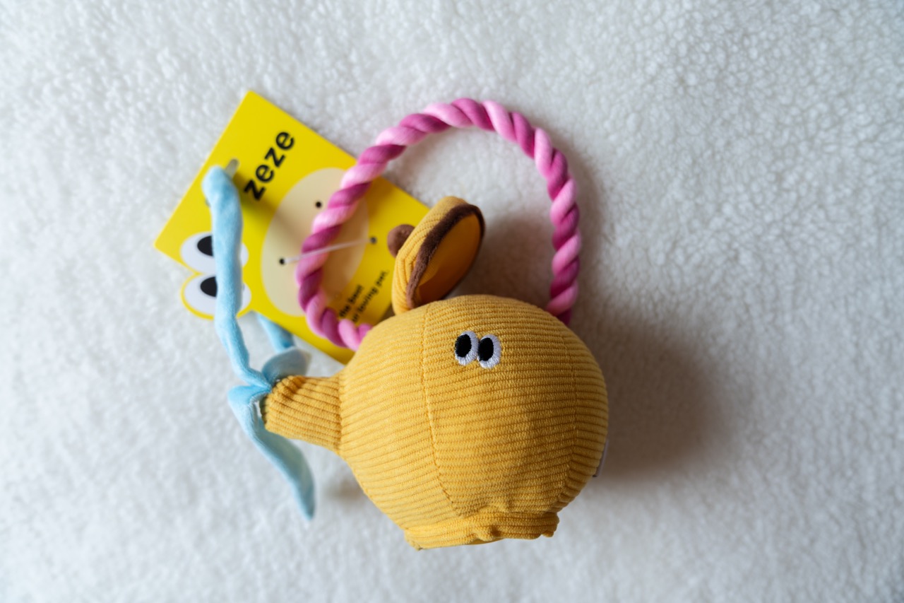 茶壺咬繩寵物藏食玩具